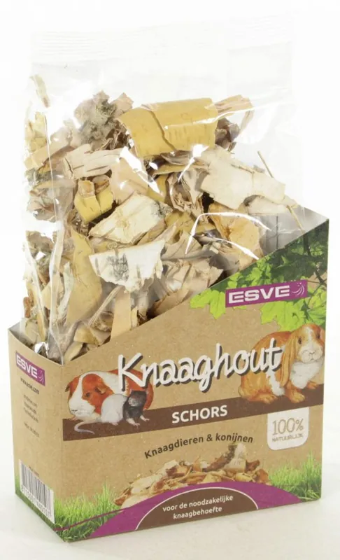 ESVE Knaaghout Schors Knaagdier 120 gr Favoriet
