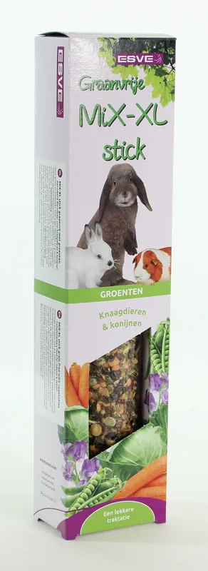 Hoge Kwaliteit ESVE MiX-XL stick Knaagdier Groenten Graanvrij