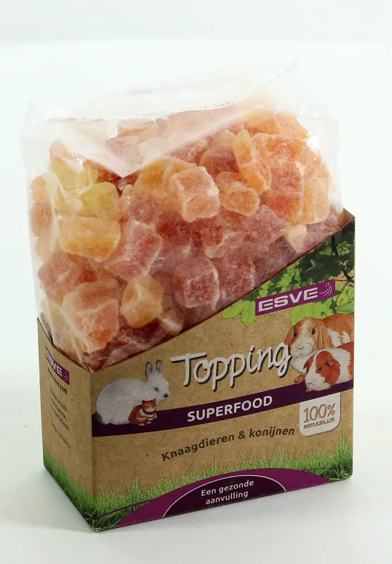 ESVE Topping Papaja Knaagdier 350 gr Laatste Kans