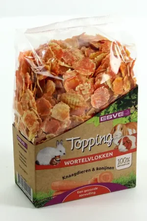 ESVE Topping Wortelvlokken Knaagdier 150 gr Korting