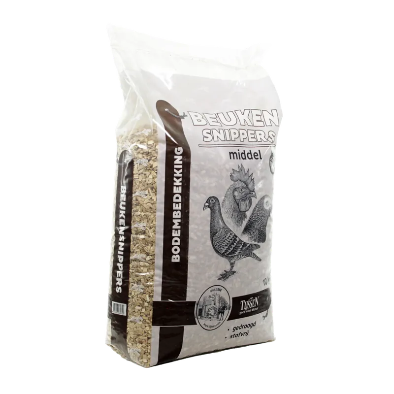 Hoge Kwaliteit Tijssen Beukensnippers Middel 8 mm 10 kg