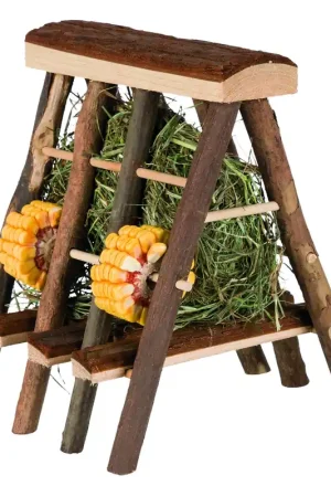 Bestseller Trixie PURE NATURE hooiruif met hooi en maïsringen