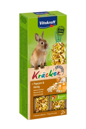 Vitakraft Kräcker Original konijn - popcorn en honing 2 st Nu Kopen
