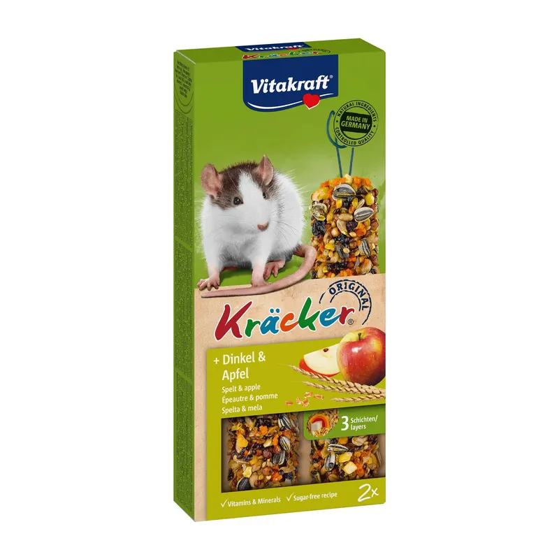 Must-Have Vitakraft Kräcker Original rat - spelt en appel 2 st