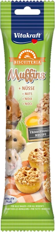 Vitakraft Muffins met noten 5 st Aanbieding