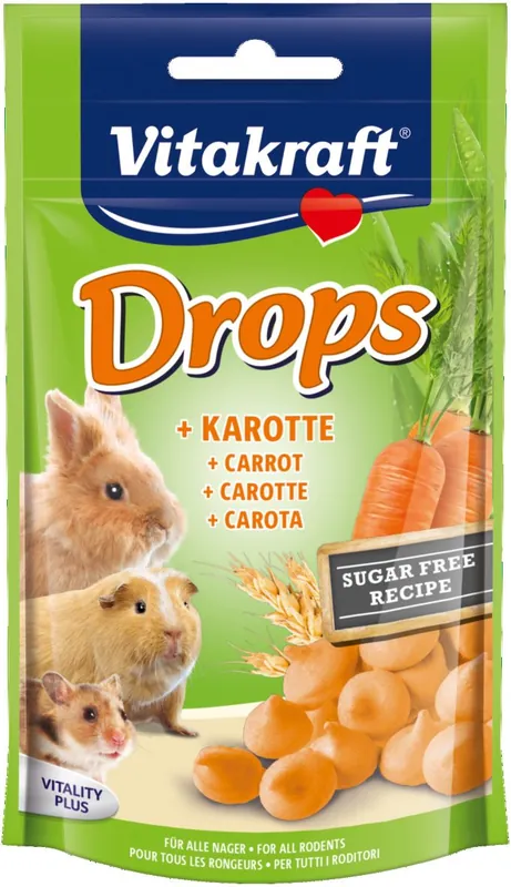 Express Levering Vitakraft Drops wortel 75 gr