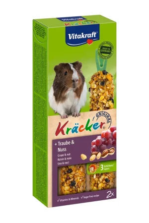 Vitakraft Kräcker Original cavia - druif en noot 2 st Gereduceerde Prijs