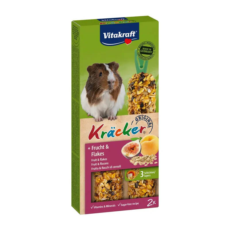 Must-Have Vitakraft Kräcker Original cavia - fruit en flakes 2 st