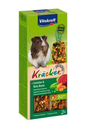 Vitakraft Kräcker Original cavia - groente en bieten 2 st Populair