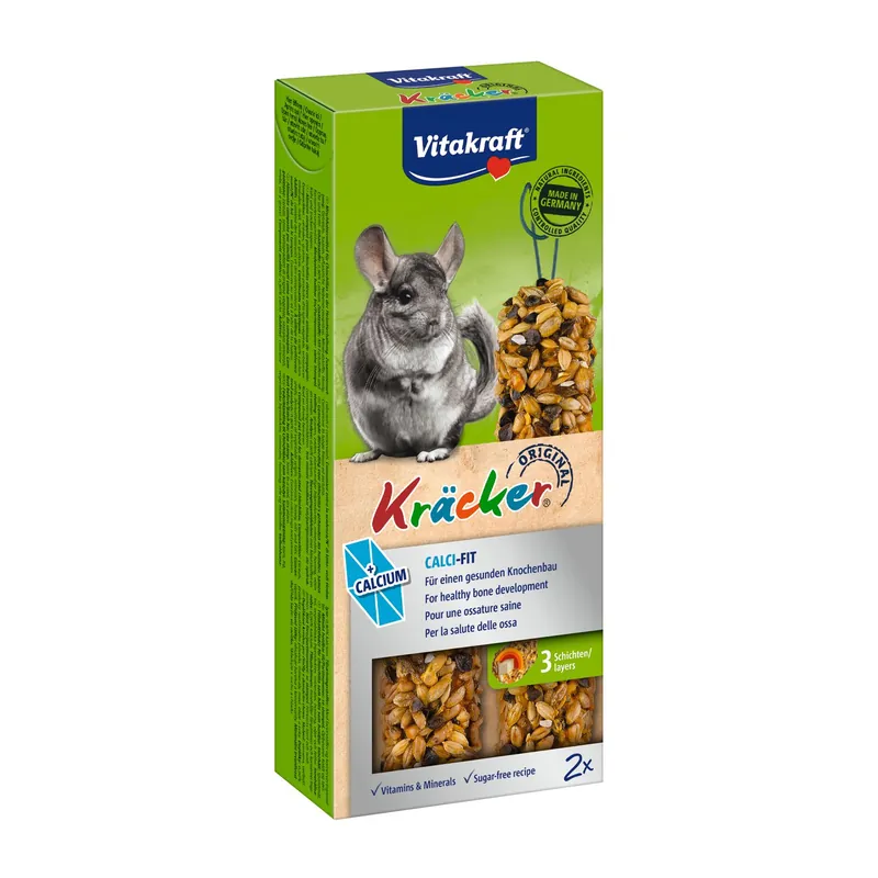 Vitakraft Kräcker Original chinchilla - Calci Fit 2 st Koop Vandaag