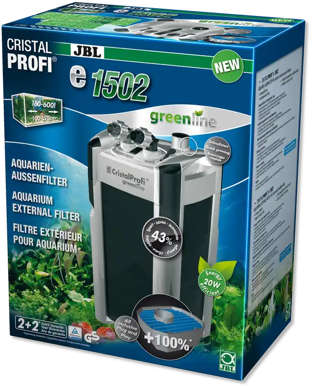 Koopje JBL buitenfilter CristalProfi e1502 greenline