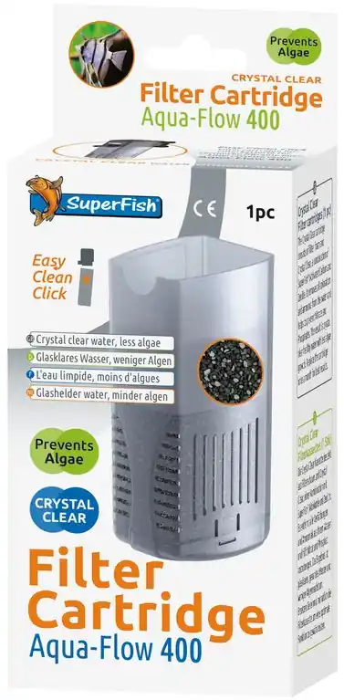 SuperFish Aqua-Flow 400 Crystal Clear cartridge 1 st Express Levering
