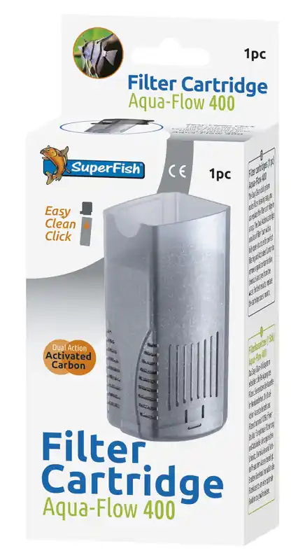 Seizoensaanbieding SuperFish Aqua-Flow 400 Easy-Click cartridge 1 st