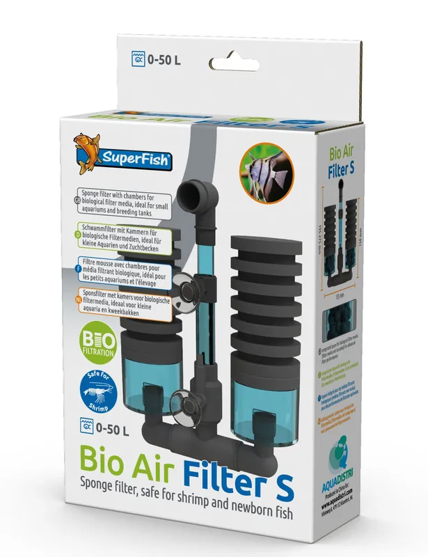 Beperkte Voorraad SuperFish Bio Air Filter S