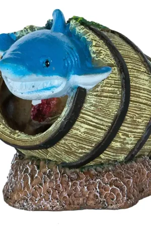 Koop Online SuperFish Deco Barrel Shark