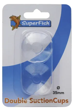 Beperkte Voorraad SuperFish dubbele zuignap 35 mm 2 st