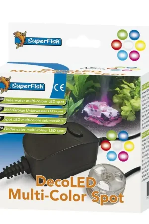 SuperFish DecoLED Multi-color Spot Exclusieve Aanbieding