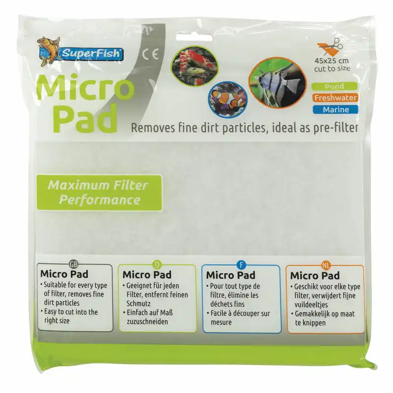 Premium SuperFish filtermat Micro pad 45 x 25 cm