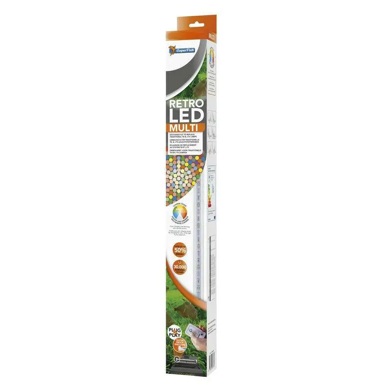 Gereduceerde Prijs SuperFish ledverlichting Retro Multi T8 & JT5 90 cm/30 W