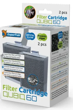Superprijs SuperFish Qubiq 60 Cartridge 2 st