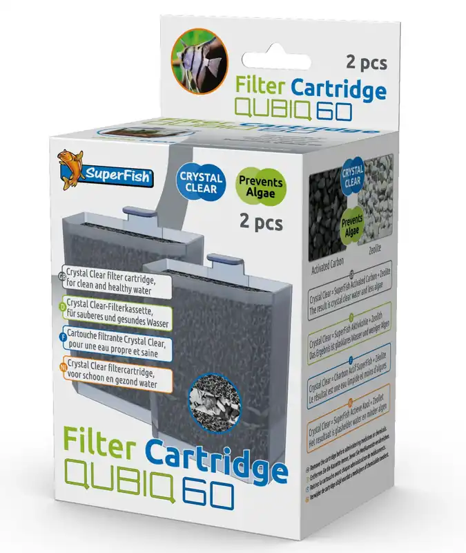 Superprijs SuperFish Qubiq 60 Cartridge 2 st