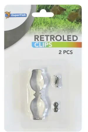 Veilige Betaling SuperFish Retro LED ophangklemmen 2 st