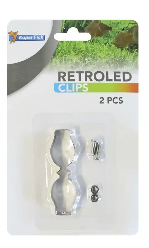Veilige Betaling SuperFish Retro LED ophangklemmen 2 st