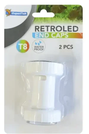 Betrouwbaar SuperFish Retro LED Waterdichte dop T8 2 st