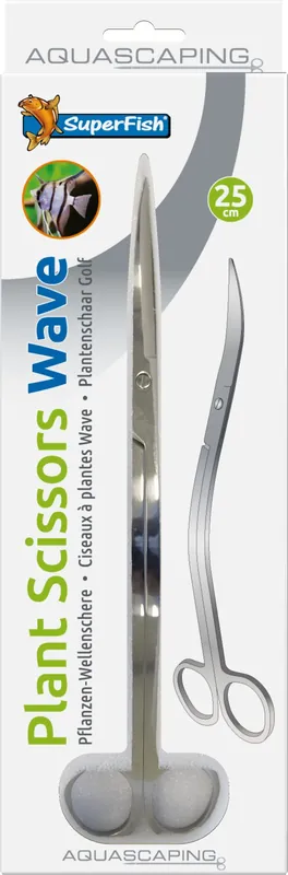 SuperFish RVS Plantenschaar Golvend 25 cm Fabrieksprijs