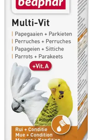 Flitsaanbieding Beaphar Multi-Vit papegaaien + grote parkieten 20 ml