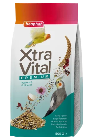 Beaphar Xtravital Grote Parkiet 500 gr Op = Op