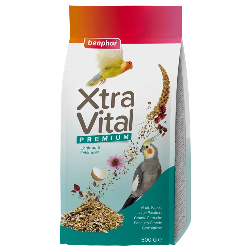 Beaphar Xtravital Grote Parkiet 500 gr Op = Op