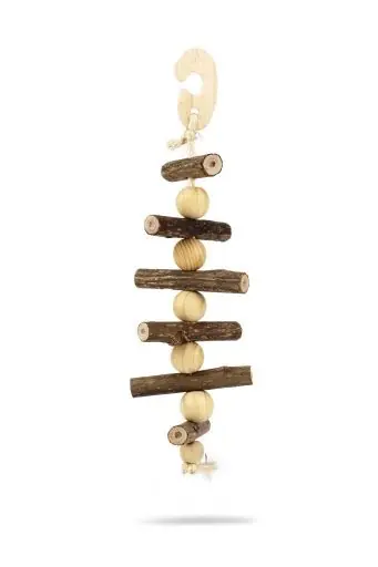 Dagaanbieding Beeztees Houten vogelspeeltje Klimbo