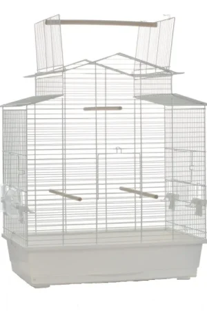 Premium Beeztees vogelkooi Big Iza 3 open wit