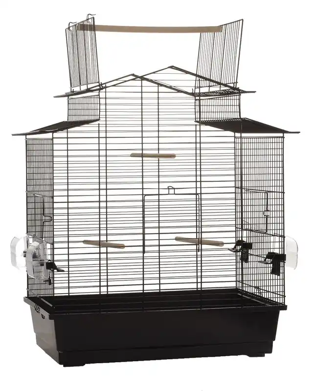 Betrouwbaar Beeztees vogelkooi Big Iza 3 open zwart