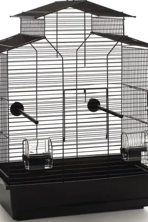 Beeztees vogelkooi Iza 2 Pagode zwart Superprijs