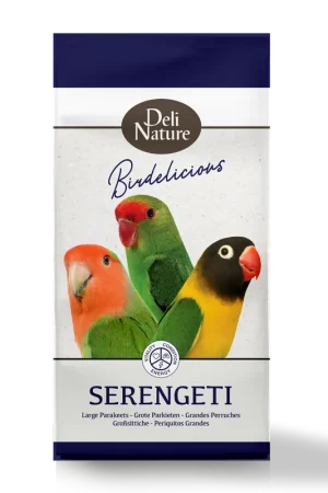 Lage Prijs Deli Nature Birdelicious grote Parkieten Serengeti 800 gr