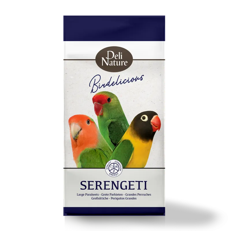 Lage Prijs Deli Nature Birdelicious grote Parkieten Serengeti 800 gr