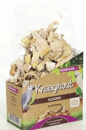 Hoge Kwaliteit ESVE Knaaghout Schors Vogels 120 gr