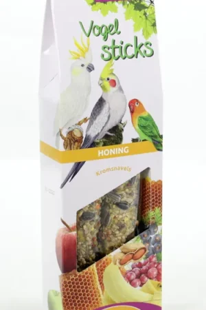 Aanbieding ESVE Vogelsticks Agapornis/Grote Parkiet Honing 2 st