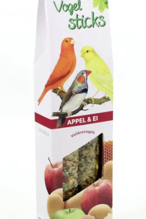 Must-Have ESVE Vogelsticks Kanarie Appel en Ei 2 st