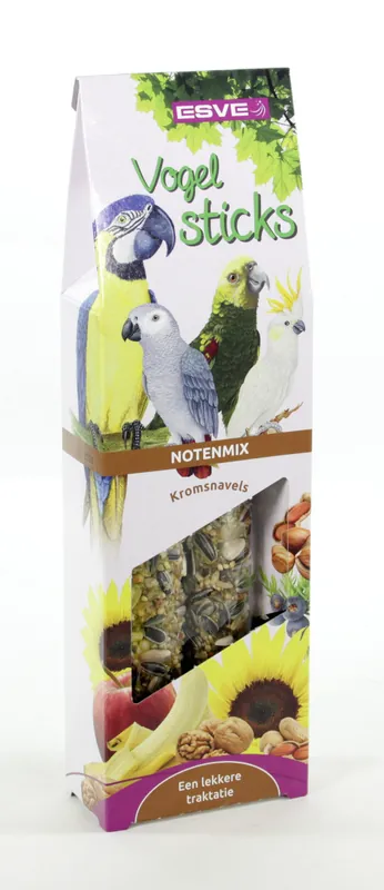 ESVE Vogelsticks Papegaai Noten Mix 2 st Weekendaanbieding