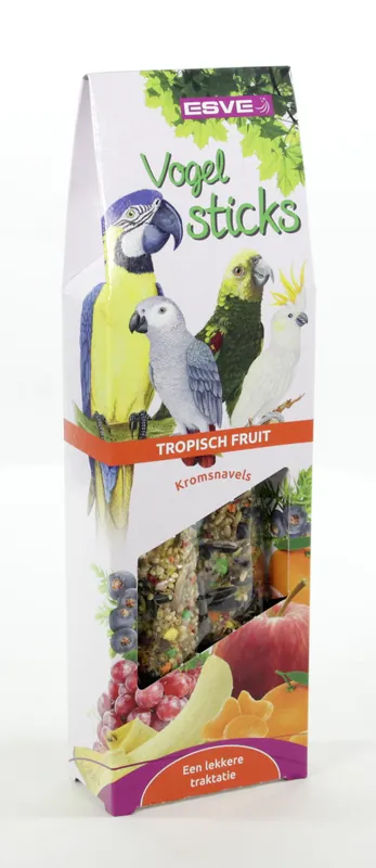 Lage Prijs ESVE Vogelsticks Papegaai Tropisch Fruit 2 st