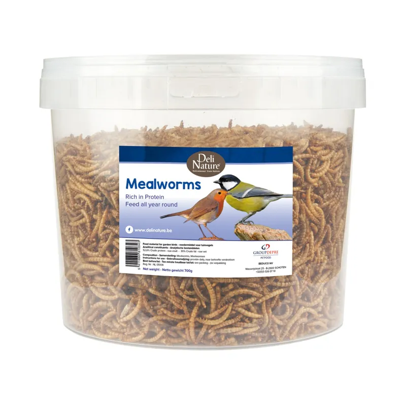 Deli Nature meelwormen 700 gr Aanbieding