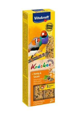 Vitakraft Kräcker Original exoot - honing en sesam 2 st Seizoensaanbieding