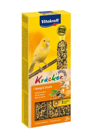 Gereduceerde Prijs Vitakraft Kräcker Original kanarie - honing en sesam 3 st