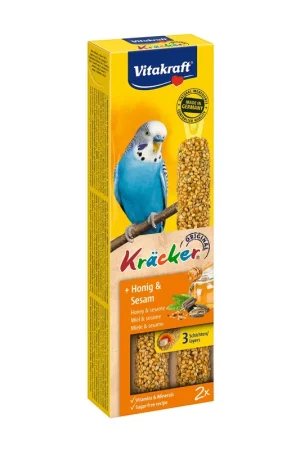 Vitakraft Kräcker Original parkiet - honing en sesam 2 st Merkproduct