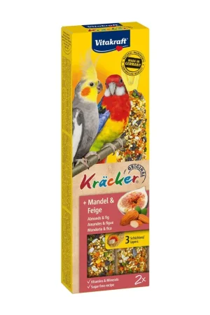 Weekendaanbieding Vitakraft Kräcker Original valkparkiet - amandel en vijg 2 st