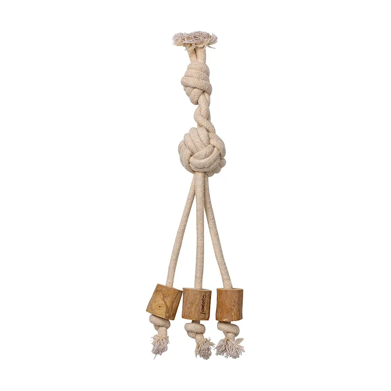 Veilige Betaling Quapas! Dog Toy Coffeewood Tripple