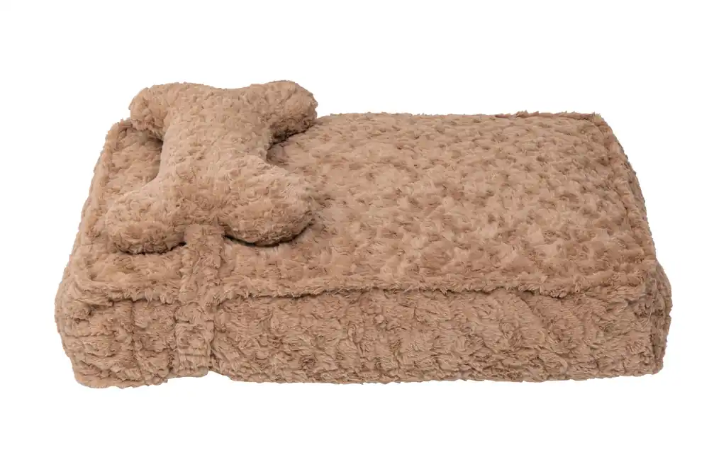 Flitsaanbieding Quapas! Hondenkussen Bone Beige